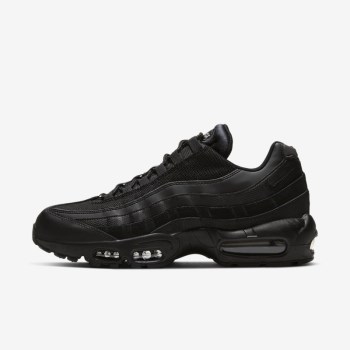 Nike Air Max 95 Essential - Férfi Utcai Cipő - Fekete/Sötét Szürke/Fekete